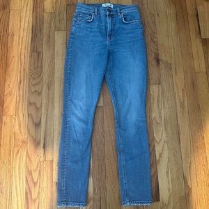 Reformation Blue Skinny Jeans